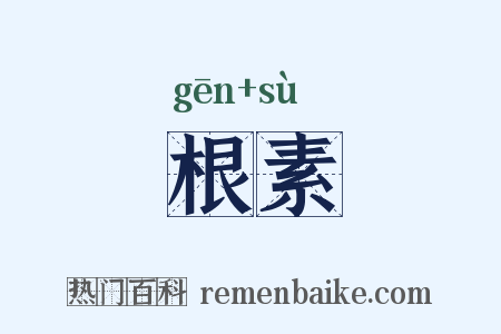 根素是什么意思的图片